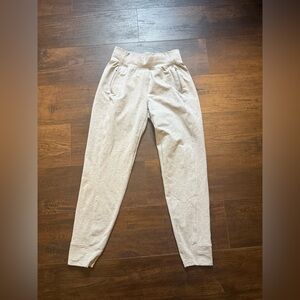 lululemon athletica Cream Track Pants